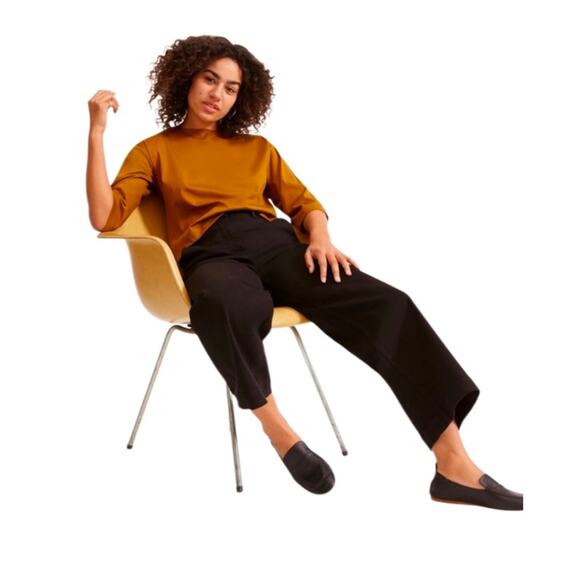 Everlane The Wide Leg Crop Pant Size 2 - Picture 3 of 13